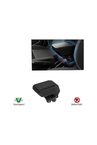 Dacia Duster 2009-2018 İle Uyumlu Geçmeli Kolçak, Kol Dayama - A+ Kalite