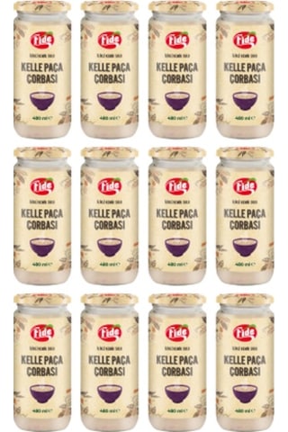 Fide Kelle Paça Çorbası 12 x 480 ML Fide Kelle Paça Çorbası 12 x 480 ML