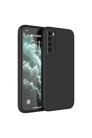 Huawei P40 Lite 5g Kılıf Esnek Yapılı İnce Slim Silikon Kapak Ryc/premier Siyah