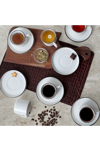 Simply Stackable Çay Takımı 12 Parça 6 Kişilik 19985 Beyaz