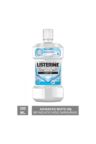 Listerine Advanced White Hafif Tat Ağız Bakım Suyu 250 ML