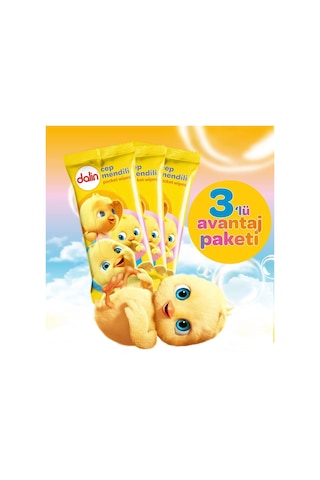 Dalin Klasik Islak Cep Mendil 3x15 Adet Islak Mendil