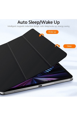 Didadodo İpad Pro 11 2020/2021 Uyumlu Manyetik Kılıf - Çıkarılabilir Tokalı Mavi Tablet Kılıfı Kapaklı Kılıf Kapaklı Kılıf