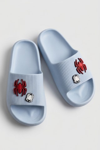 Hero-clog Macera Serisi - Gri Maske Figürlü Erkek Çocuk - Bebek Terlik : Ultra Hafif, Anatomik İ...