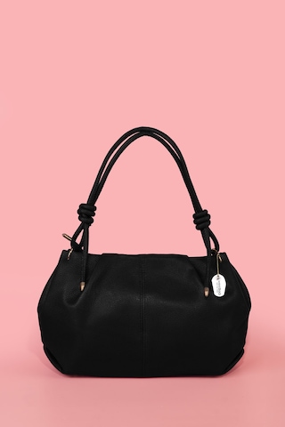 Westbag Kadın Büzgülü Dokulu Çanta Ve Mıknatıslı Cüzdan Seti Hediyelik Anneler Günü İkili Set Siyah
