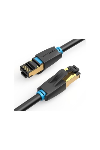 Springsun Vention Cat8 40gbps Patch Kablosu Altın Kaplamalı Kablo Pvc Yumuşak Kablo Sftp Korumalı Lszh Kılıf Ikabg 1.5m