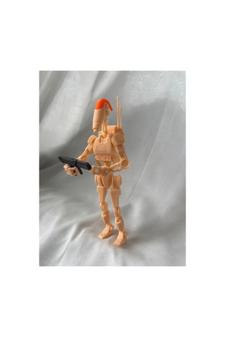 3d Baskı Oynar Eklemli Savaş Droidi Robot Figür Oyuncak