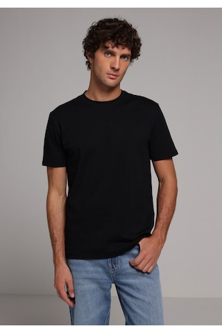 Colin's Colins Regular Fit Yuvarlak Yaka Düz Erkek Siyah Kısa Kol Tişört Cl1080108 Q1.v1 Blk Siyah