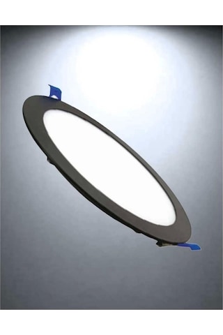 Global K2 Kdl400b 6500k Beyaz 6w Siyah Kasa Slim Yuvarlak Led Panel Yok Beyaz Işık Led 6 Watt Tr Diğer