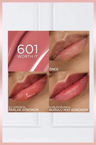 L'Oréal Paris Hyaluron Lip Tint Dudak Parlatıcı - 601 Worth It