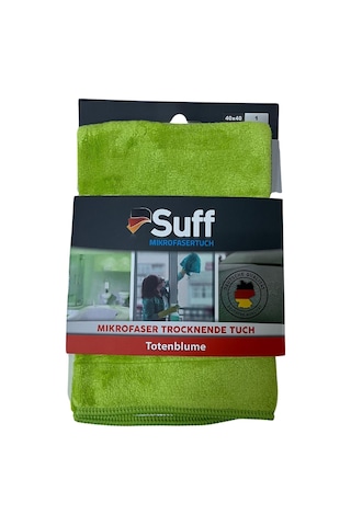 Kadife Çiçeği Mikrofiber Kurulama Bezi 40 X 40 Cm, Yeşil