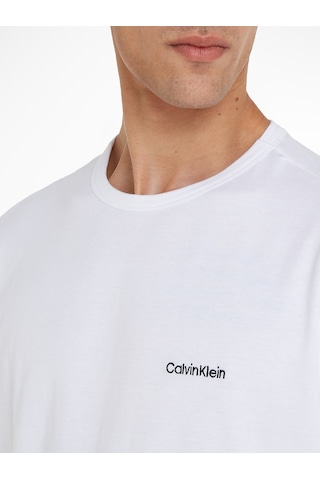 Calvin Klein Calvın Kleın Erkek T-shırt Nm2298e-100 Nm2298e-100 Beyaz Beyaz