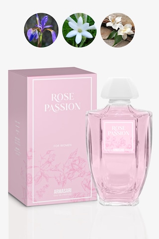 Armasari Rose Passion Edp Kadın Parfüm 100ml Çiçeksi Ve Odunsu İris, Misk, Vanilya, Sedir, Orange Blossom Gül