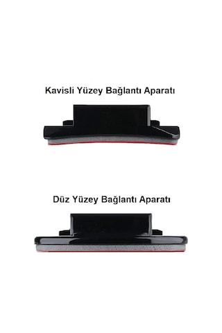 Gopro Kameralar İçin Düz ve Eğimli Kask Bağlantı Seti