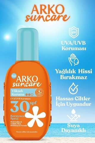 Suncare Spf6 Bronzlaştırıcı Yağ 220ml & Spf30 Yüksek Korumalı Vücut Güneş Spreyi 200ml Yaz Seti