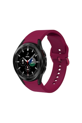 Samsung Galaxy Watch 4 / 5 Pro 40 42 44 46mm Uyumlu Pim Tasarımlı Tam Uyumlu Silikon Kordon