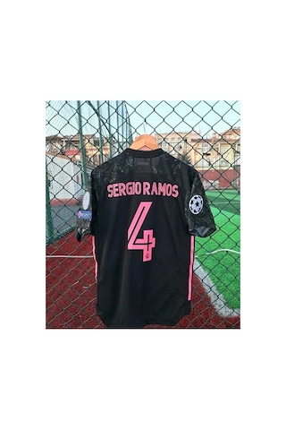 Real Madrid 2020/21 Sezonu Sergio Ramos Deplasman Forması Çok Renkli