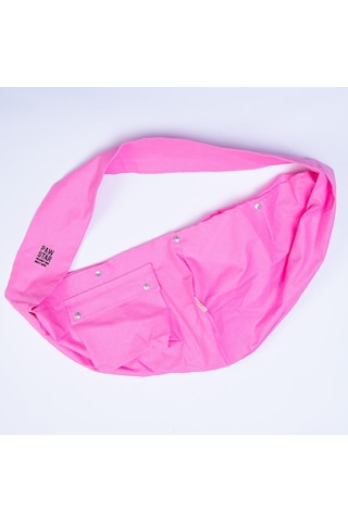 Pawstar Pembe Gabardin Çanta Kedi Köpek Taşıma Çantası
