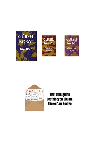 Rüya Körü + Dönüyor Zaman + Güvercine Ağıt + Okuma Sticker'ları