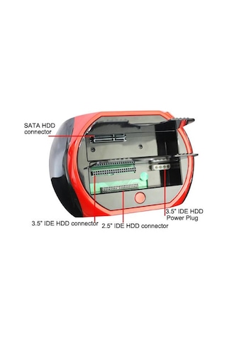 Molix Harici Usb 2.0 2.5" 3.5" Ide+Sata Hdd + Docking