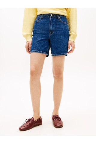 Tommy Hilfiger Dnm Emı Straıght Short Rw Kadın Mavi Şort - Ww0ww48598