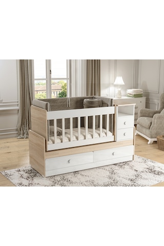 Patiko Sw 704a Büyüyebilen Bebek Odası Takımı Sonomo Kahverengi