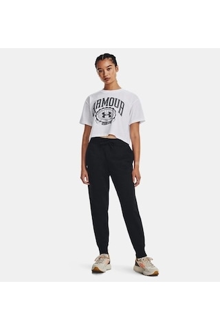 Under Armour Ua Rival Fleece Kadın Jogger Eşofman Altı 1379438-001 Siyah