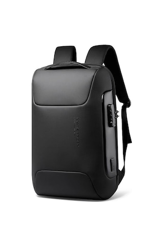 Mark Ryden MR9116 15.6" Kilitli USB Portlu Laptop Sırt Çantası Siyah