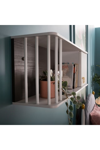 Meltem Kids Linda Genç Odası Duvar Modülü Beyaz