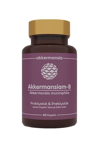 Akkermansiam-B Probiyotik & Prebiyotik 60 Kapsül