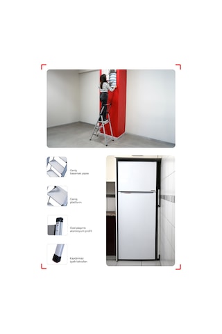 Çağsan 3 Basamaklı Troya+ - Ev Tipi Merdiven Cm2213n2