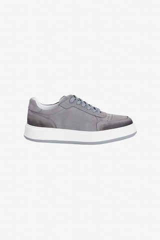 Ac&co Erkek Grı %100 Nubuk Esnek Rahat Taban Sneaker Ayakkabı Gri