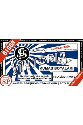 Viktoria Kumaş Boyası 10 gr 1 Paket