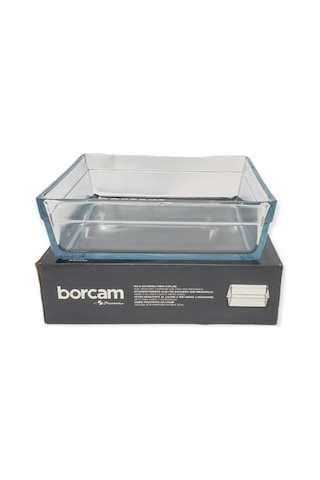 Paşabahçe Premium Borcam Seti, 4'lü Fırın Kapları Takımı, Kare Ve Dikdörtgen, 22-36,7 Cm 59049 Çok Renkli
