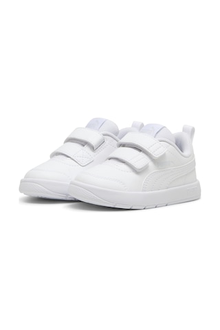Puma Courtflex V3 V Ps 397642-02 Ortopedik Çocuk Spor Ayakkabı Beyaz