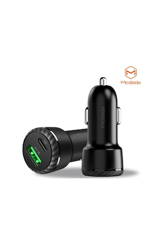 Mcdodo Cc-5970 36W Pd+Qc3.0 Typec ve Usb Girişli Çakmaklık-Siyah