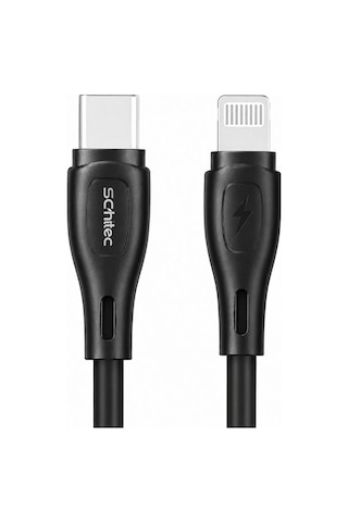 Schitec Type-c To Lightning 27w Pd Hızlı Şarj Ve Data Kablosu 1metre Siyah Hg/c-09cl