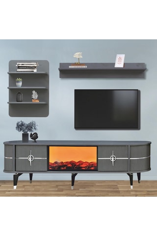 Maya Duvar Ünitesi - Antrasit Gümüş Antrasit - Gümüş