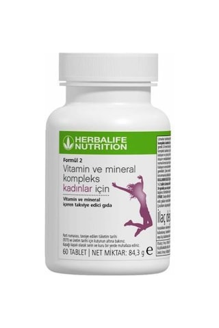 Herbalife Kadınlar için2 Vitamin ve Mineral Kompleks 60 Tablet