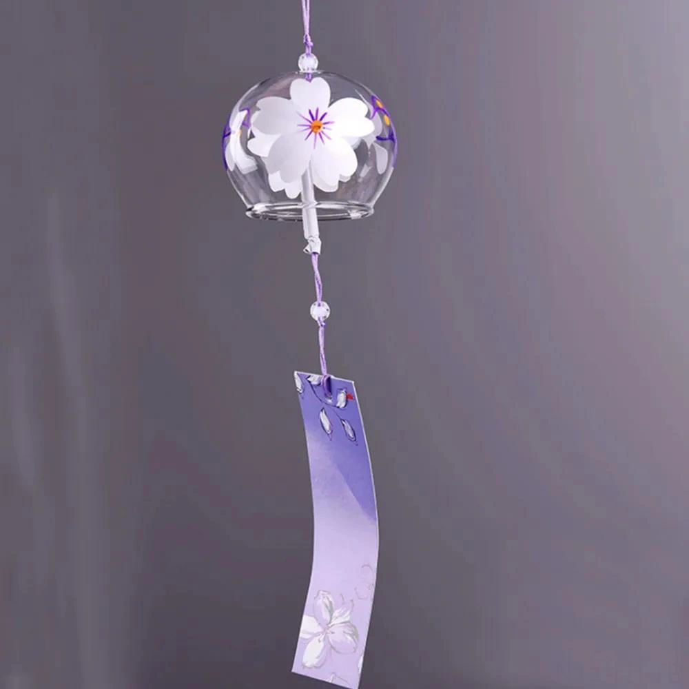 Folinda Japon Stili Dekoratif Borosilikat Cam Vindikatlı Müzikli Çanak Çanak, Renkli Paketli Hediyelik, 7x8x8 Cm, 68 Gr