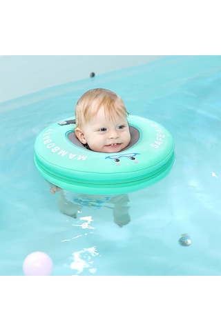 Mambobaby Boyun Destekli Yüzme Simidi - Mavi