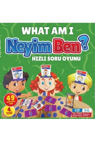 Ben Neyim Türkçe/ingilizce Aile Çocuk Eğlenceli Eğitici Kutu Oyunu Who I'am Eğitici Oyuncak