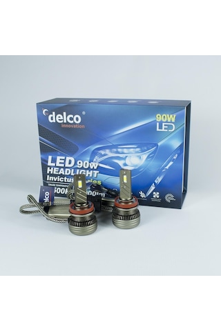H11 Delco U.s.a İnvictus Led Xenon Far Ultra Pro 20000 Lm Ufuk Çizgili Süper Güç