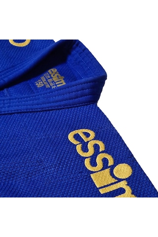 Essimo Ijf Onaylı Gold Judo Elbisesi Mavi Judogi Çok Renkli
