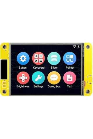 Esp32-2432s028r 2.8 İnch Rezistif Dokunmatik Tft Lcd Modül 240x320 Pixel Rgb Led Ldr Usb Uart Io