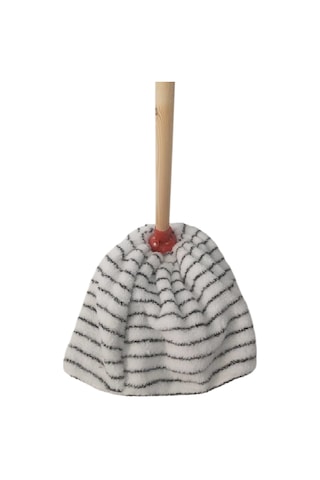 Lider Wellsoft Mop Paspas Mop Yedek Ucu Ve Ahşap Sapı İle Takım