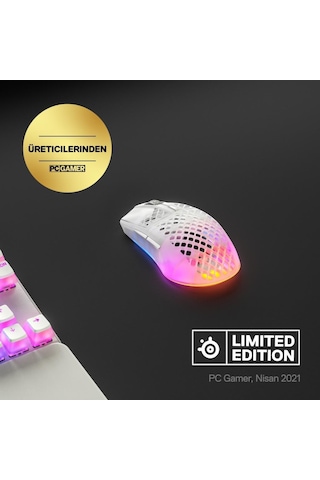 Steelseries Aerox 3 2022 Wireless Ghost Edition Gaming Optik Mouse