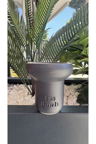 Taş Bowls Nargile Lülesi Phunnel / Mat Füme Antrasit