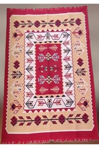 Kilim Antik 140-215 Otantik Motifler Model Naturel Boya Çift Taraflı Kullanım El Yapımı