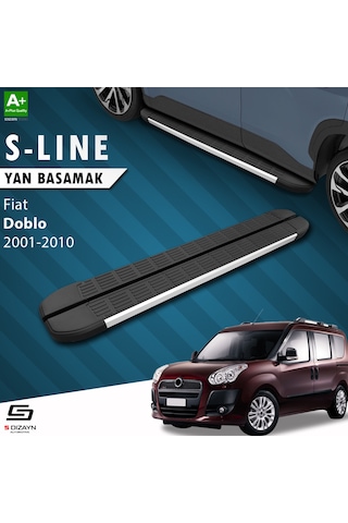 S-Dizayn Fiat Doblo S-Line Aluminyum Yan Basamak 183 Cm 2001-2010